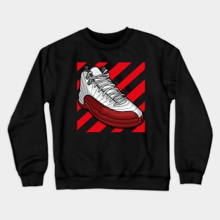 AJ 12 Retro Cherry Sneaker Crewneck Sweatshirt